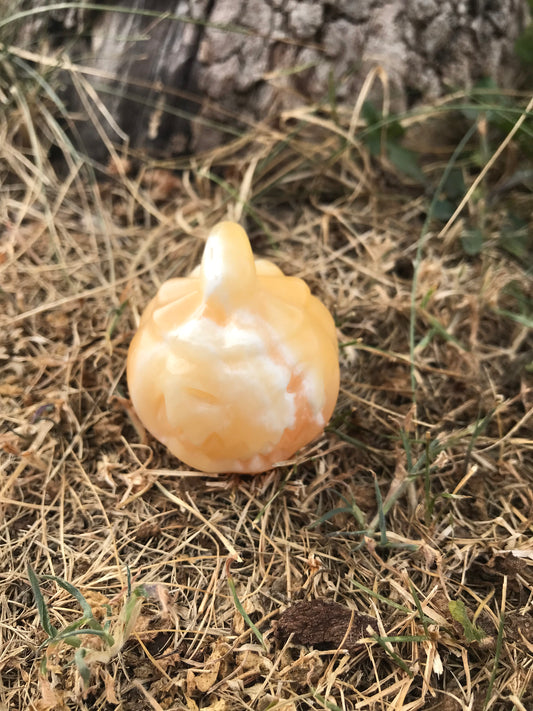 Orange Calcite Pumpkin