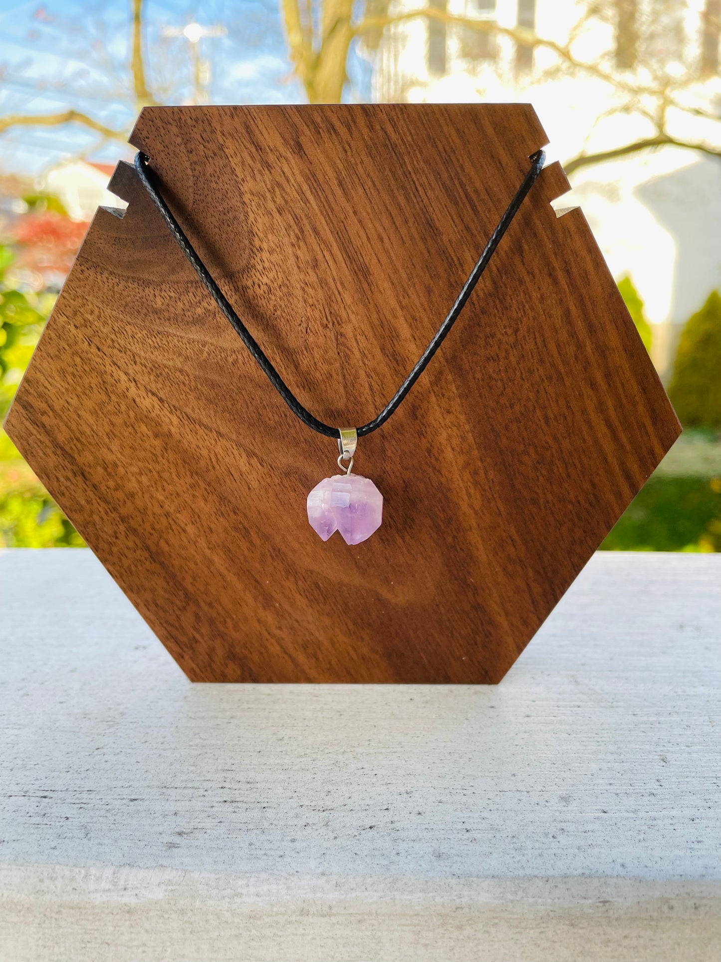 Raw Amethyst Necklace