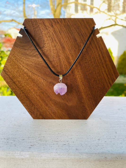 Raw Amethyst Necklace