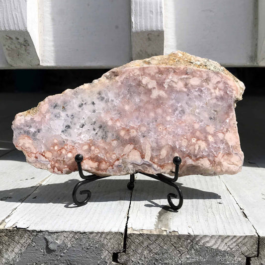 Pink (Amethyst) Flower Agate Slab