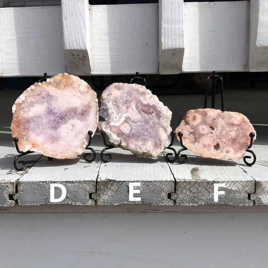 Pink (Amethyst) Flower Agate Slab